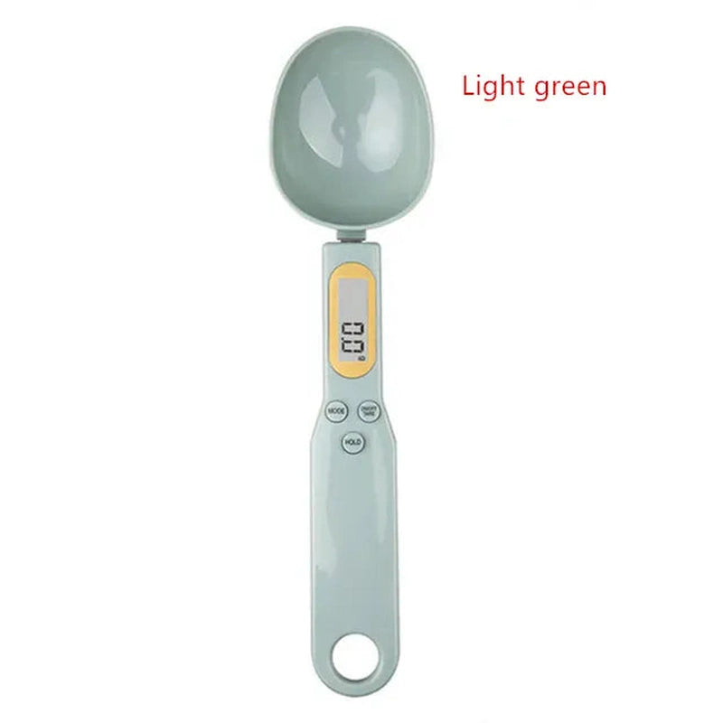 Smart Electronic Digital Weighing Spoon 14:175#Light green