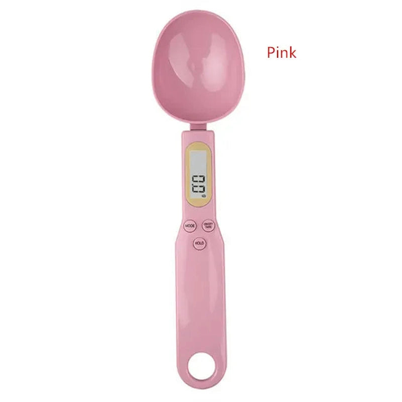 Smart Electronic Digital Weighing Spoon 14:366#Pink