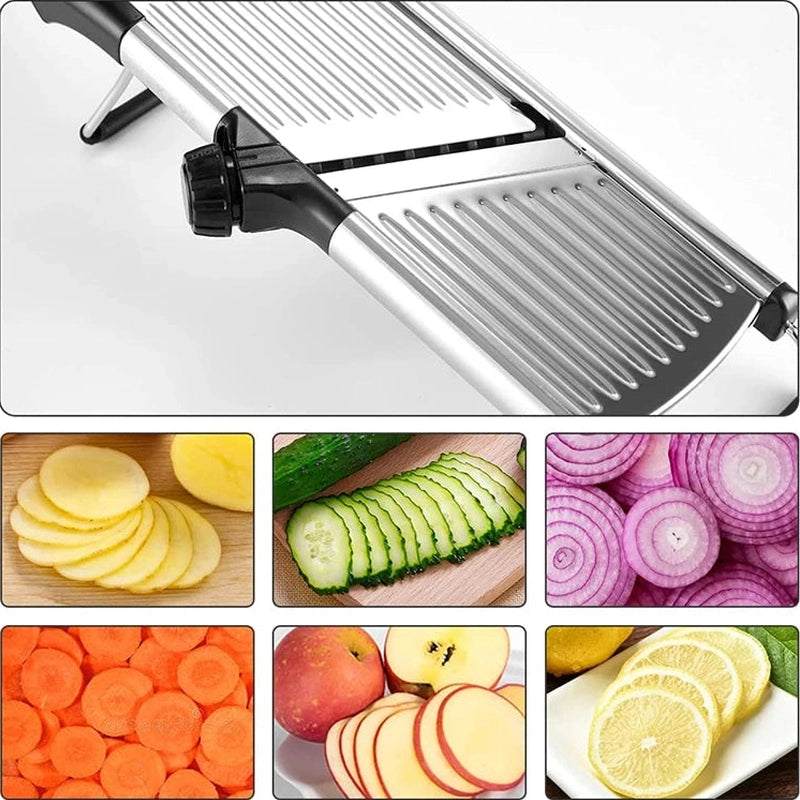Stainless Steel Adjustable Mandoline Vegetable Slicer