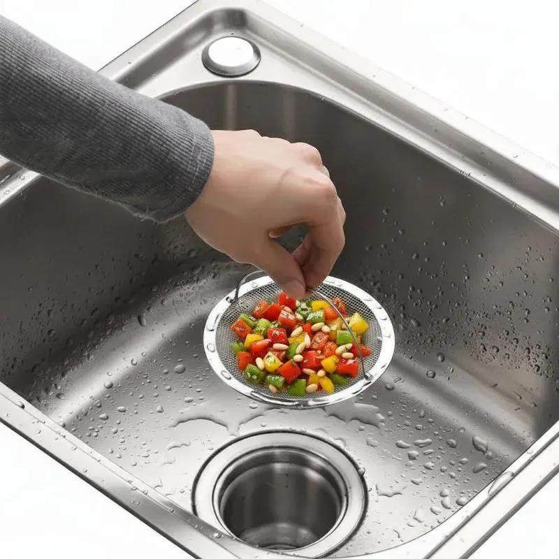 Stainless Steel Kitchen Sink Food Residue Filter Catcher