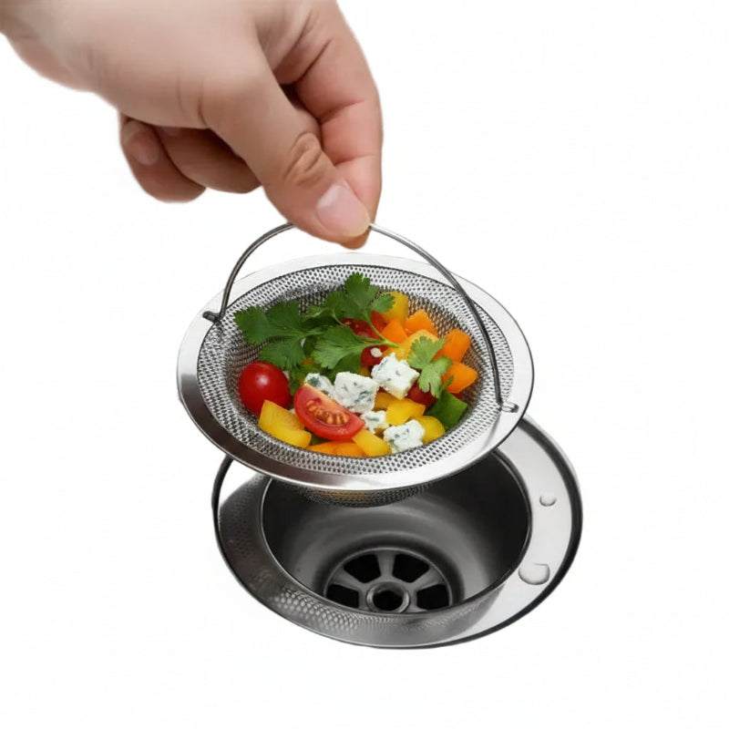 Stainless Steel Kitchen Sink Food Residue Filter Catcher