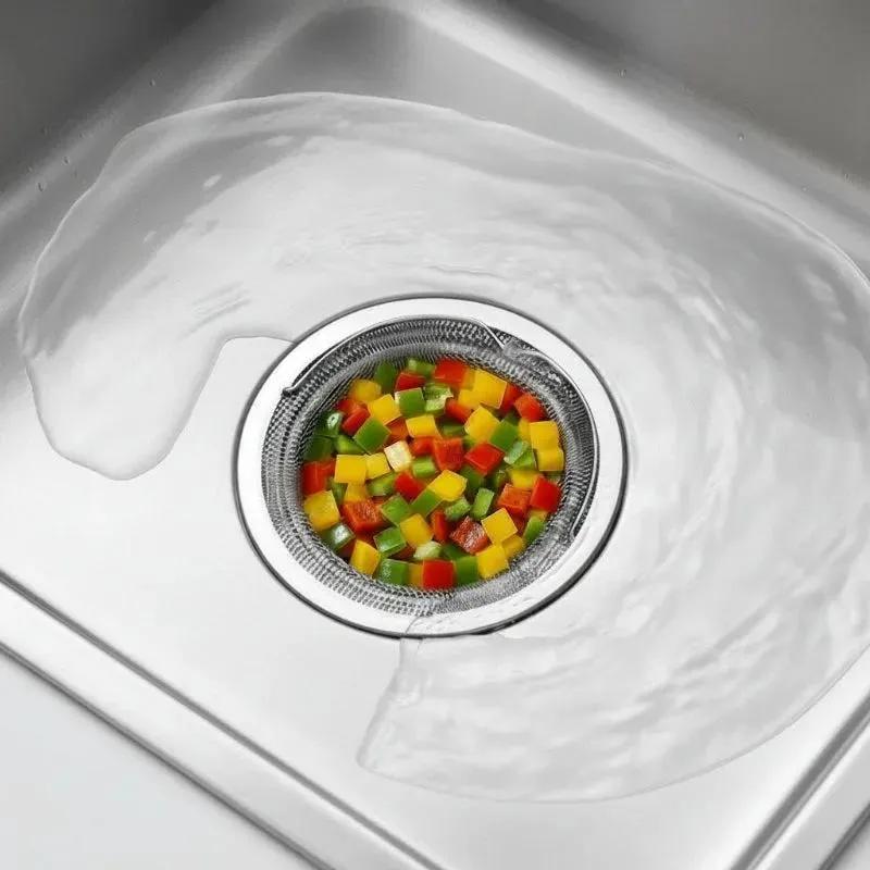 Stainless Steel Kitchen Sink Food Residue Filter Catcher