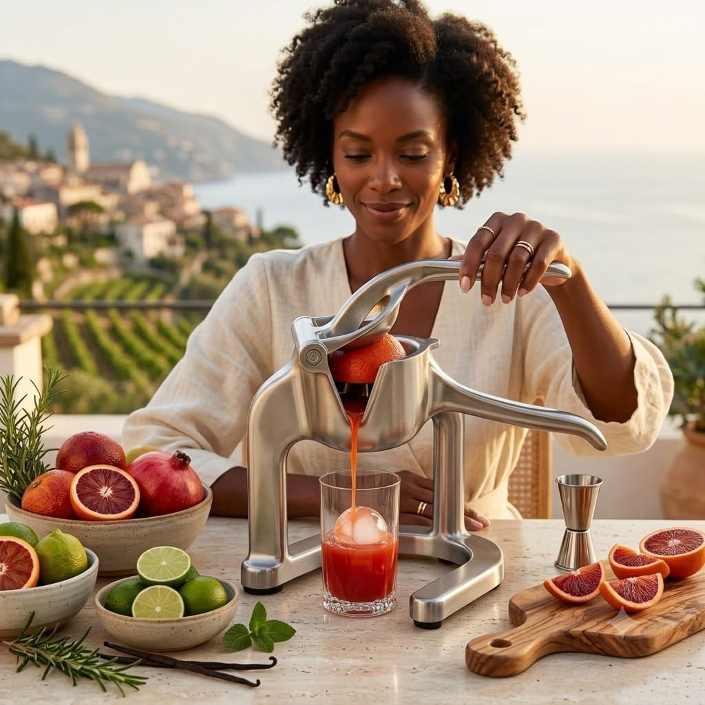 Stainless Steel Manual Fruit Juicer <none>