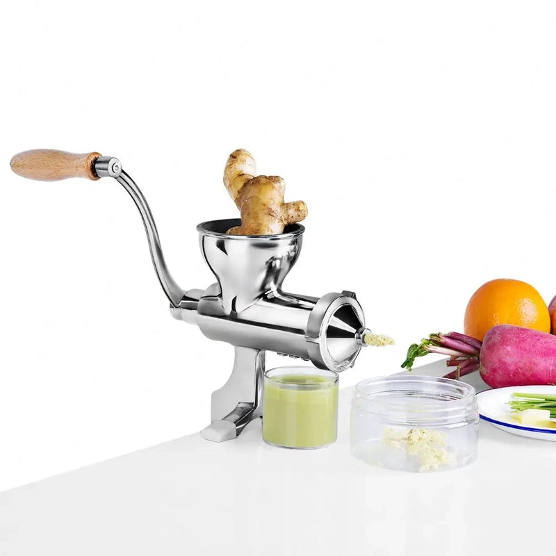 Stainless Steel Manual Wheatgrass Hand Fruit Juicer <none>