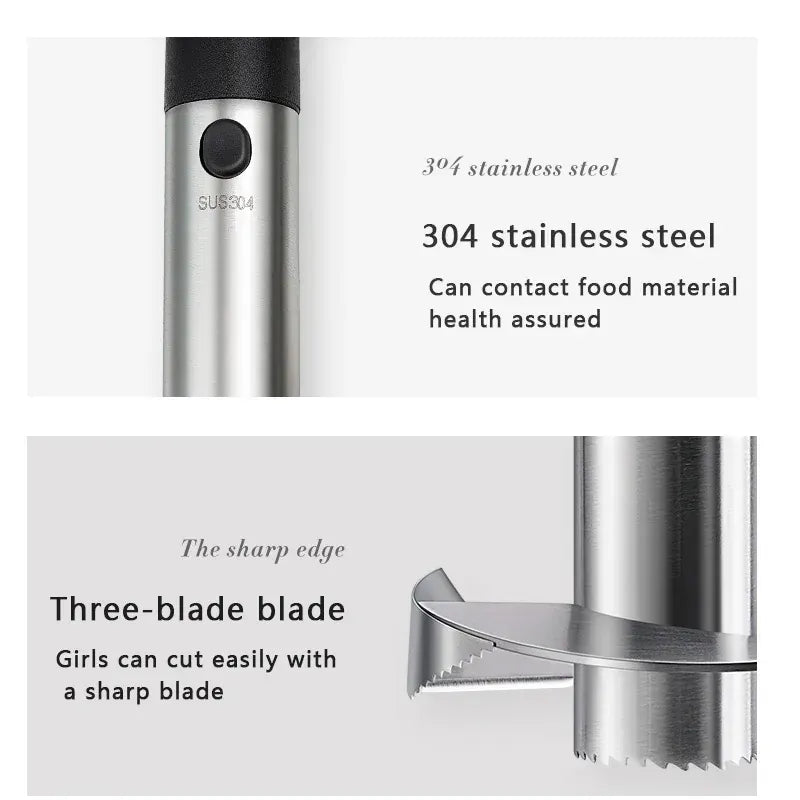 Stainless Steel Pineapple Fruit Peeler