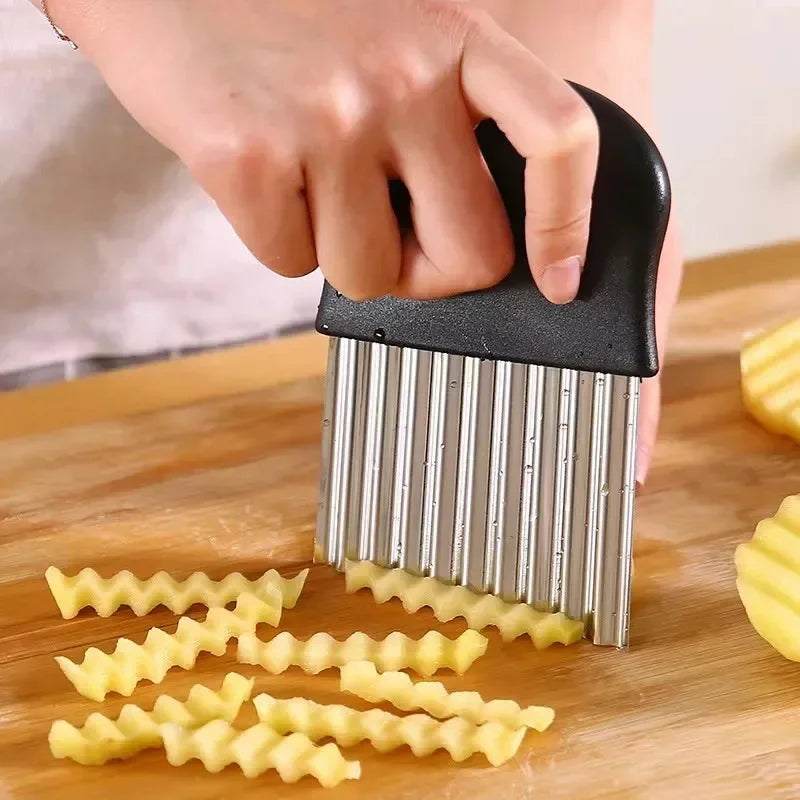 Stainless Steel Potato Chip Food Slicer Cutter