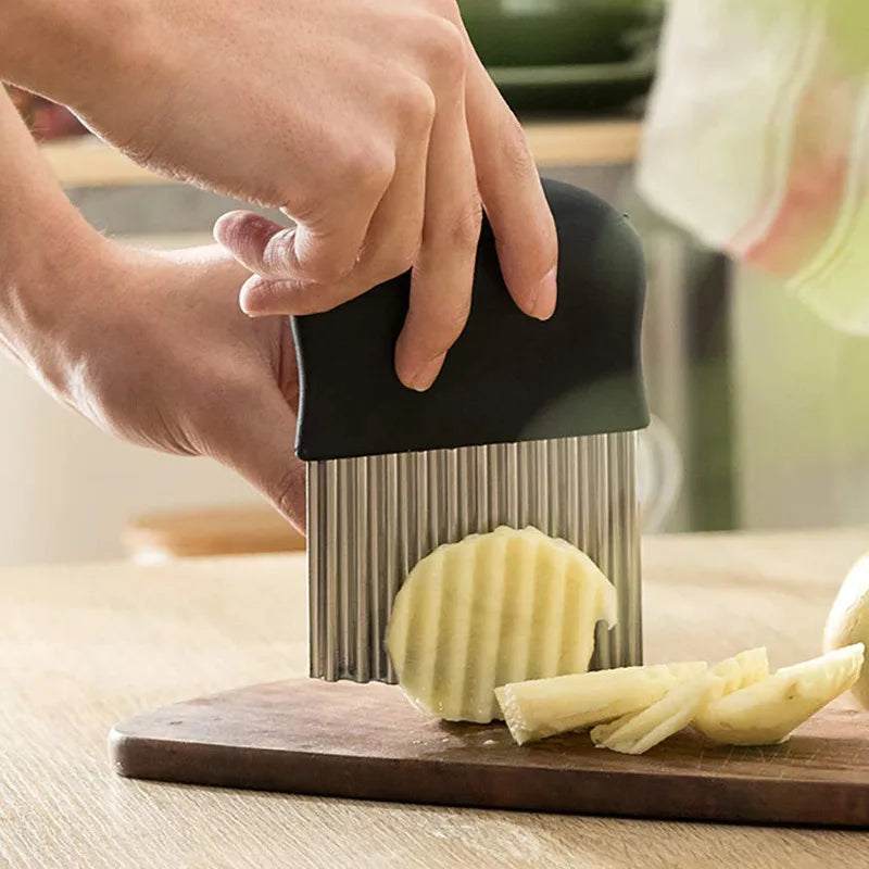 Stainless Steel Potato Chip Food Slicer Cutter