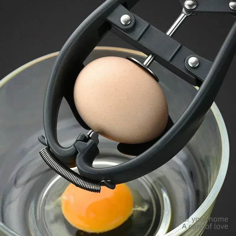 Stainless Steel Scissor Eggshell Opener 14:193#Egg opener 2-in-1