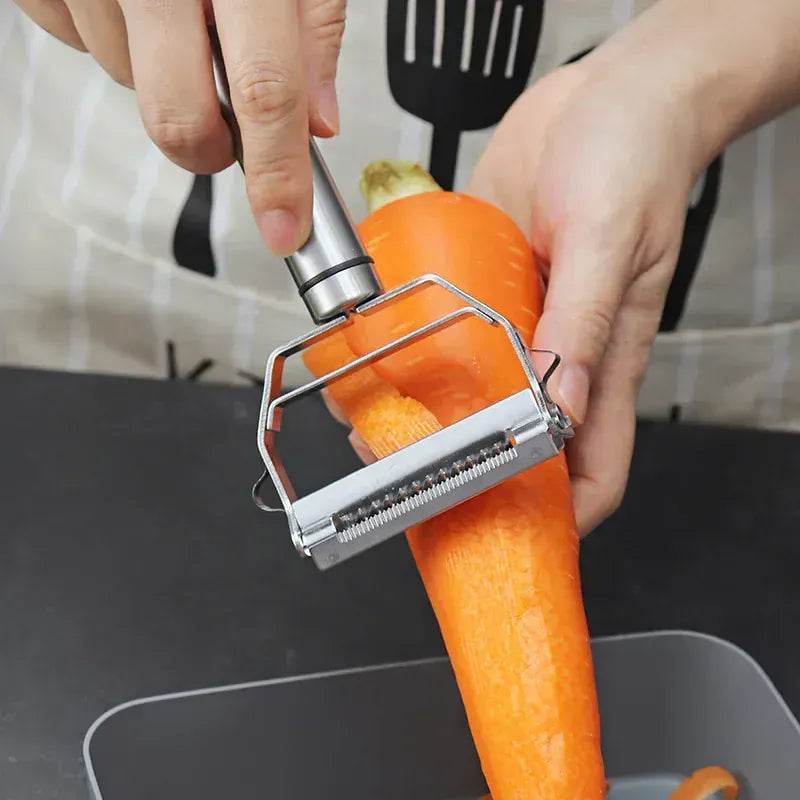 Stainless Steel Vegetable & Fruit Peeler 14:200006151#Update 4in1