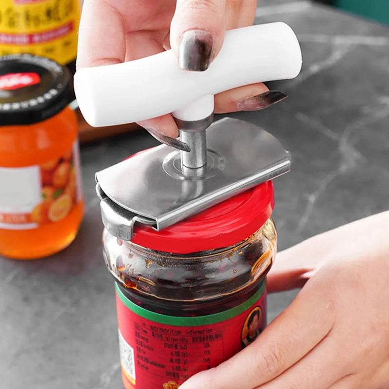 Strong Grip Stainless Steel Rotational Jar Opener