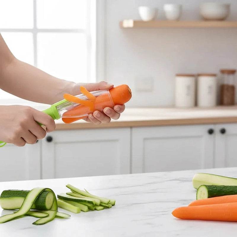 Vegetable Peeler With Storage Container